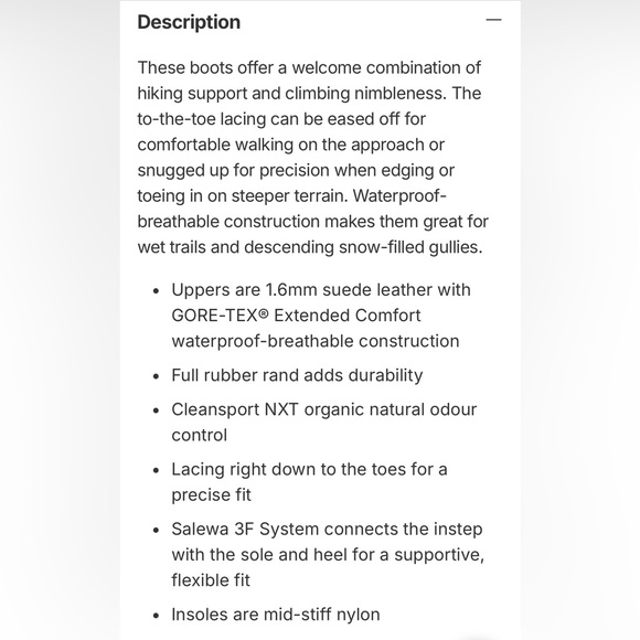 BNWT Salewa Mountain Trainer 2 Mid Goretex Boot - Mens EU 42.5 - Picture 3 of 12